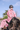 EQUIDRY Evolution Lux Women's Warm Waterproof Winter Horse Riding Coat Thick Fleece Lining with Faux Fur Trim Hood penelope pink rider on horse with exercise sheet
