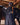 EQUIDRY women's long waterproof horse riding coat in Dark Navy/Navy showing horse with matching equiblanket