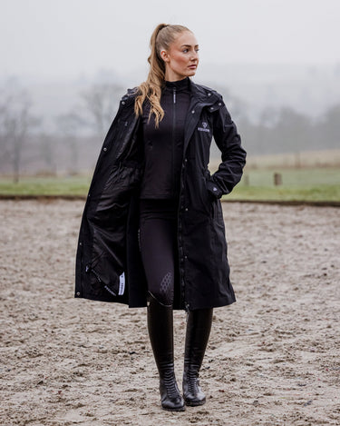 Aura Women's Raincoat | Black