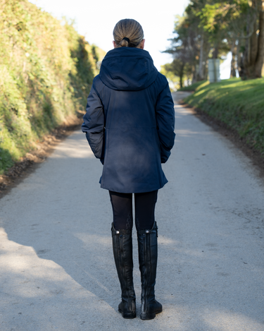 Iris Warm Waterproof Riding Jacket | Girl's | Navy