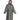 EQUIDRY waterproof horse riding raincoat All Rounder Original thick fleece Women's Charcoal/Pale Pink 
