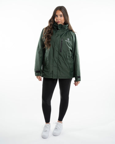 Shortie Women's | Thin Fleece | Black Forest Green