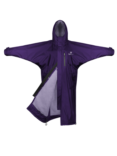 Evolution Children's | Thick Fleece | Fixed Hood | Purple/Purple - EQUIDRY