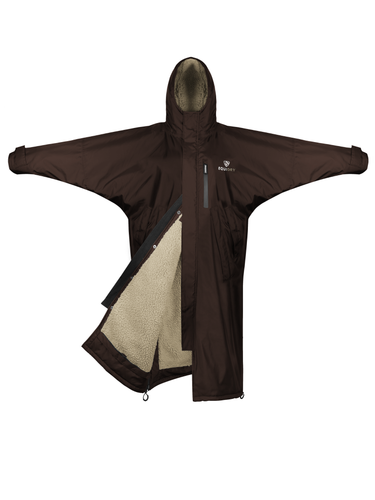 Evolution Children's | Thick Fleece | Fixed Hood | Rich Brown - EQUIDRY