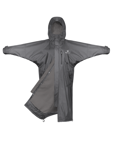 Evolution Children's | Thin Fleece | Fixed Hood | Charcoal/Grey - EQUIDRY
