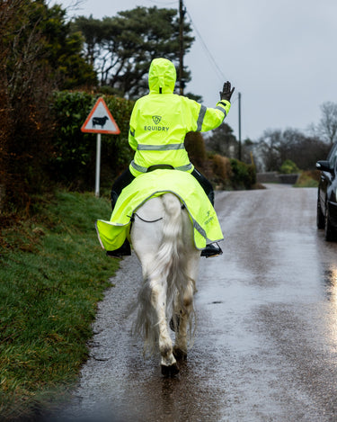 Waterproof Exercise Sheet | Thin Fleece |  Hi-Vis Yellow