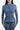 Women's Water Repellent Zip up Top | Steel Blue/Silver